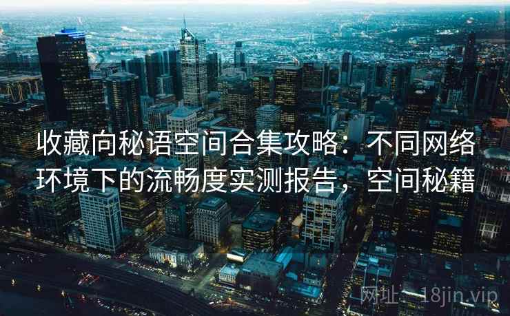 收藏向秘语空间合集攻略：不同网络环境下的流畅度实测报告，空间秘籍