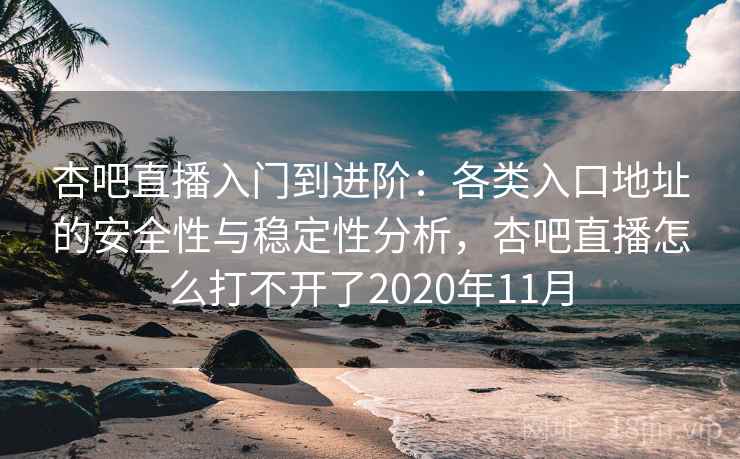 杏吧直播入门到进阶：各类入口地址的安全性与稳定性分析，杏吧直播怎么打不开了2020年11月