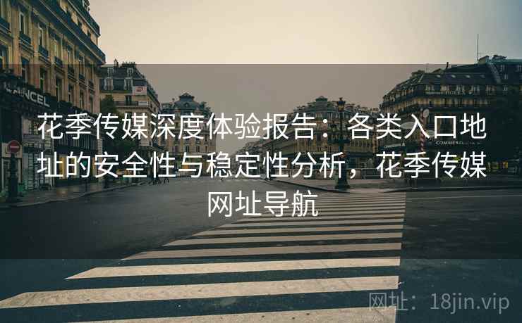 花季传媒深度体验报告：各类入口地址的安全性与稳定性分析，花季传媒网址导航