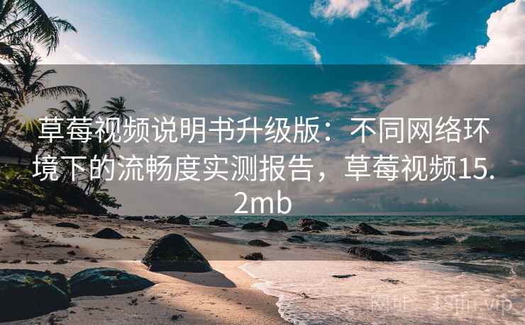草莓视频说明书升级版：不同网络环境下的流畅度实测报告，草莓视频15.2mb