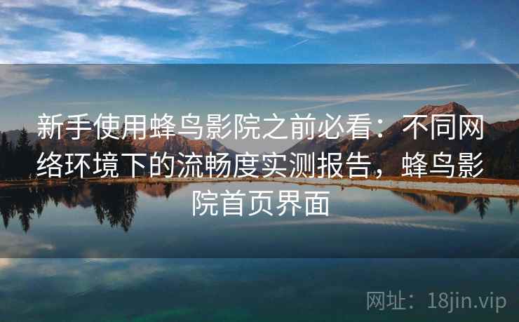 新手使用蜂鸟影院之前必看：不同网络环境下的流畅度实测报告，蜂鸟影院首页界面