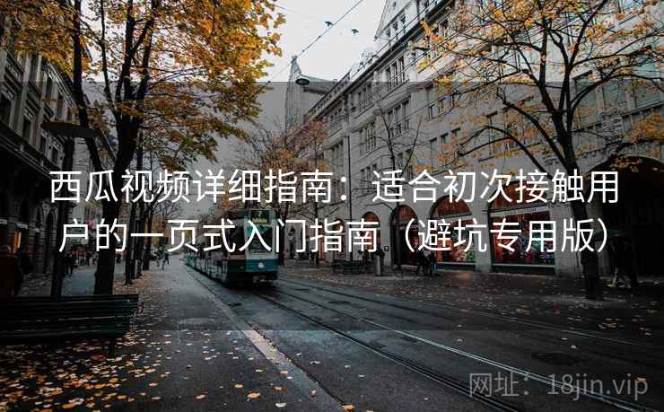 西瓜视频详细指南：适合初次接触用户的一页式入门指南（避坑专用版）